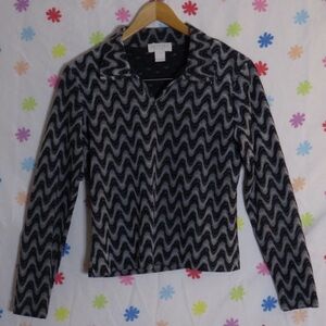 Vintage EXPRESS Tricot Collared Top